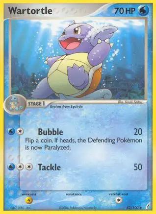 Wartortle 042/100 - Crystal Guardians Reverse Holofoil