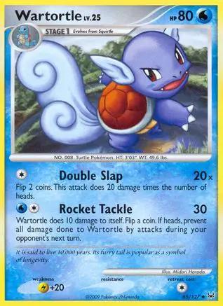 Wartortle 065/127 - Platinum Reverse Holofoil