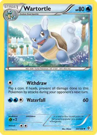 Wartortle 030/149 - Boundaries Crossed Reverse Holofoil