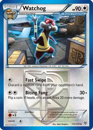 Watchog (Team Plasma) 112/135 - Plasma Storm Reverse Holofoil