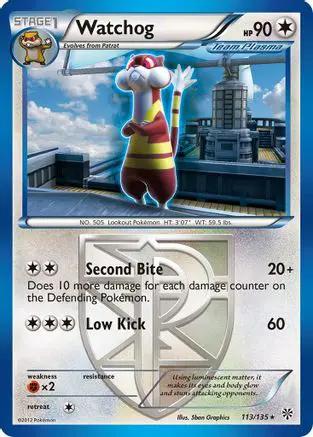 Watchog (Team Plasma) 113/135 - Plasma Storm Reverse Holofoil