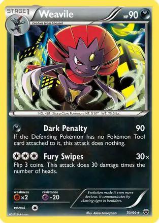Weavile 070/99 - Next Destinies Reverse Holofoil