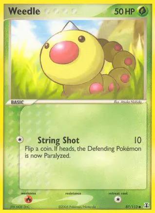 Weedle 087/113 - Delta Species Reverse Holofoil