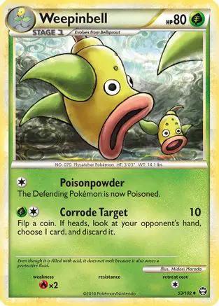 Weepinbell 053/102 - Triumphant Reverse Holofoil