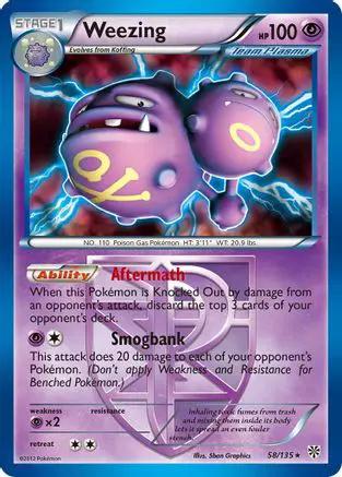 Weezing (Team Plasma) 058/135 - Plasma Storm Holofoil