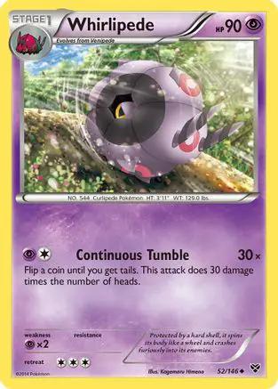 Whirlipede 052/146 - XY Base Set Reverse Holofoil