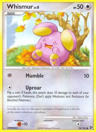 Whismur 094/106 - Great Encounters Reverse Holofoil