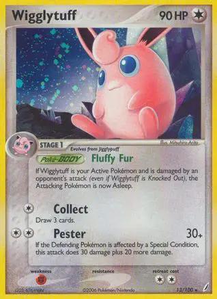 Wigglytuff 013/100 - Crystal Guardians Holofoil
