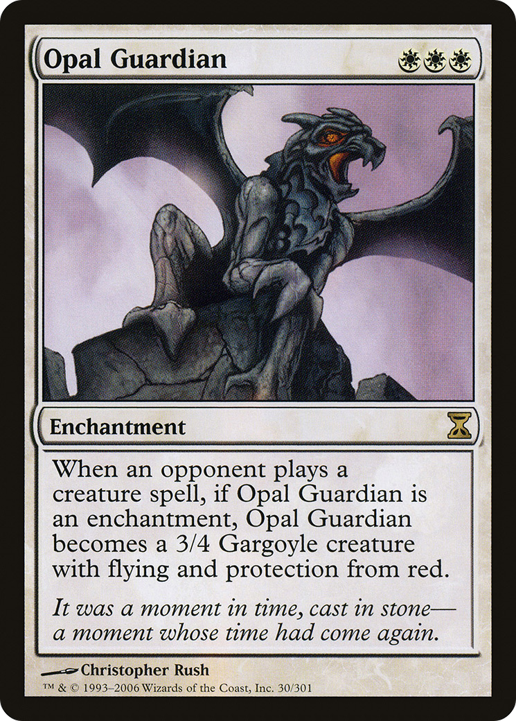 Opal Guardian (TSP-030) - Time Spiral Foil