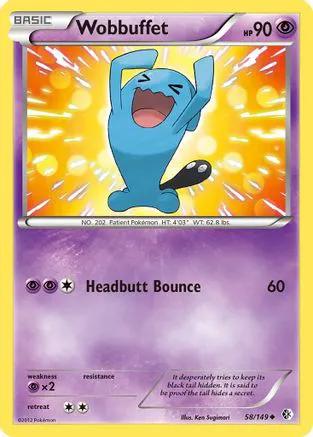 Wobbuffet 058/149 - Boundaries Crossed Reverse Holofoil