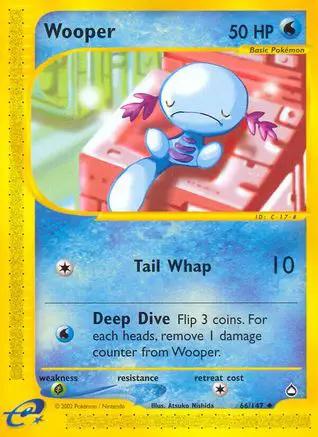 Wooper 066/147 - Aquapolis Reverse Holofoil