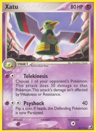 Xatu 049/115 - Unseen Forces Reverse Holofoil