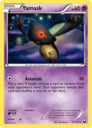 Yamask 051/108 - Dark Explorers Reverse Holofoil