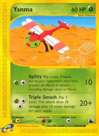 Yanma 116/144 - Skyridge Reverse Holofoil