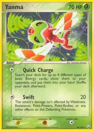 Yanma 028/109 - Team Rocket Returns Reverse Holofoil