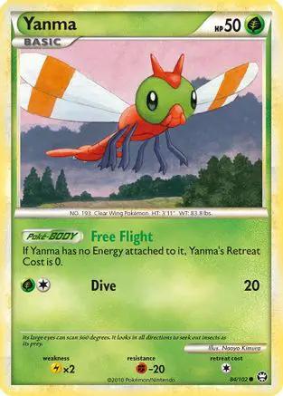 Yanma 084/102 - Triumphant Reverse Holofoil