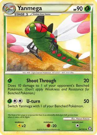 Yanmega 054/102 - Triumphant Reverse Holofoil