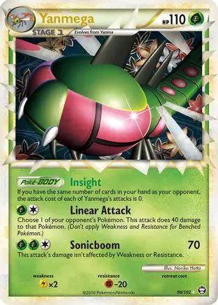 Yanmega (Prime) 098/102 - Triumphant Holofoil