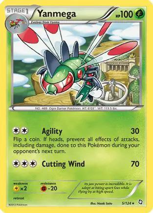 Yanmega 005/124 - Dragons Exalted Reverse Holofoil