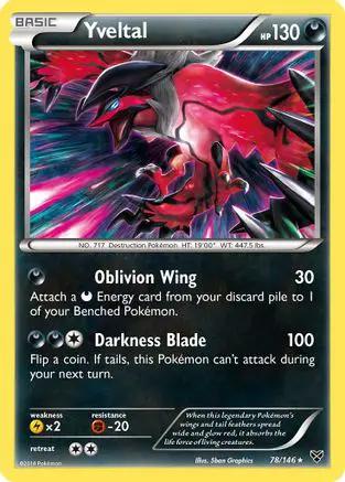 Yveltal 078/146 - XY Base Set Reverse Holofoil