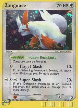 Zangoose 014/100 - Sandstorm Reverse Holofoil