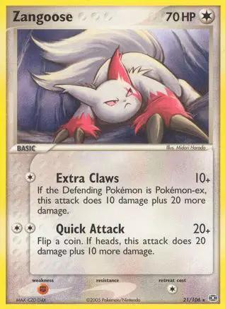Zangoose 021/106 - Emerald Reverse Holofoil