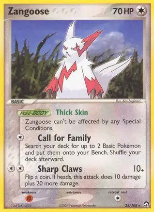 Zangoose 025/108 - Power Keepers