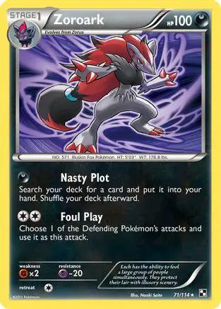 Zoroark 071/114 - Black and White Holofoil