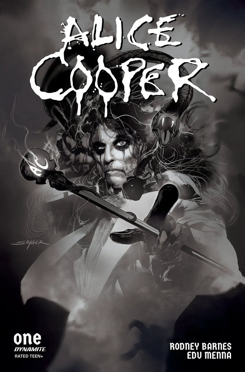 Alice Cooper #1 (Of 5) F 1:10 Alexander B&W Variant (10/04/2023) Dynamite