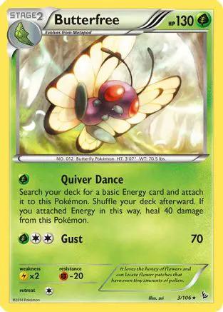 Butterfree 003/106 - XY  Flashfire