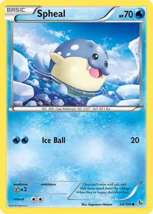 Spheal 024/106 - XY  Flashfire