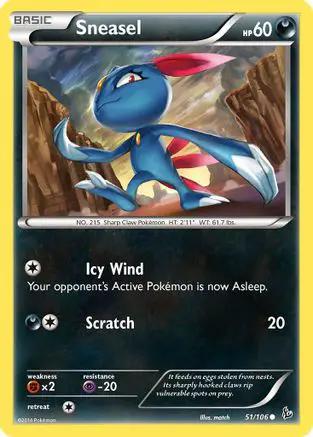 Sneasel 051/106 - XY  Flashfire