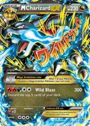 M Charizard EX (X) 069/106 - XY  Flashfire Holofoil