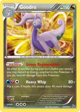 Goodra 074/106 - XY  Flashfire Holofoil