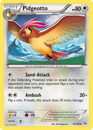 Pidgeotto 076/106 - XY  Flashfire