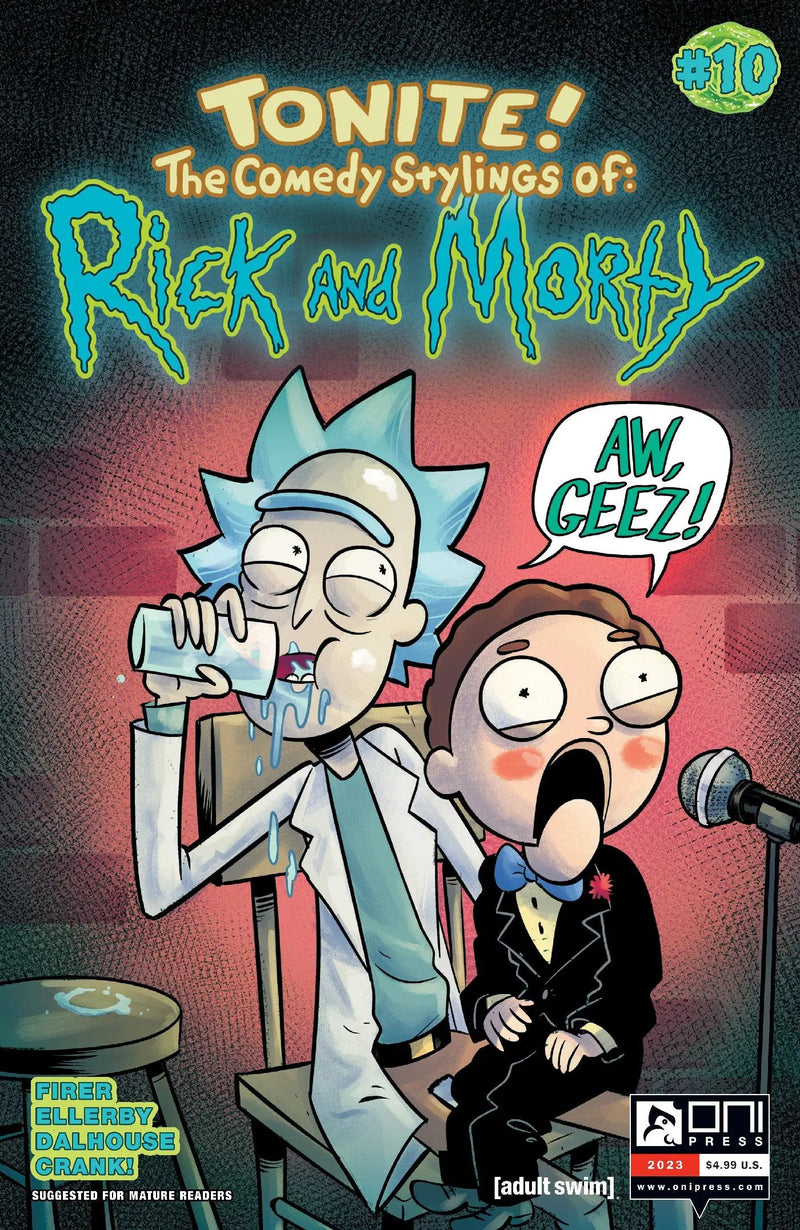 Rick And Morty #10 B Stresing Variant (10/25/2023) Oni