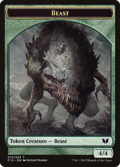 Beast (C15-13 // 17) - Commander 2015 Tokens