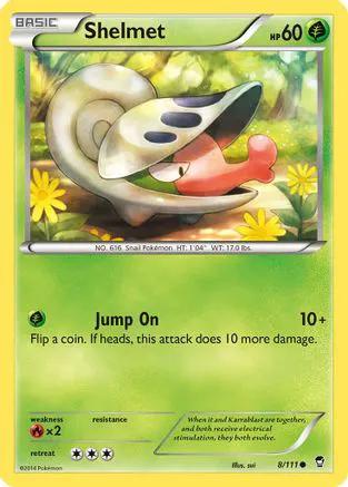 Shelmet 008/111 - XY  Furious Fists