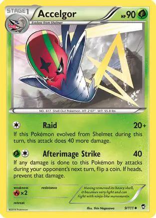 Accelgor 009/111 - XY  Furious Fists Reverse Holofoil