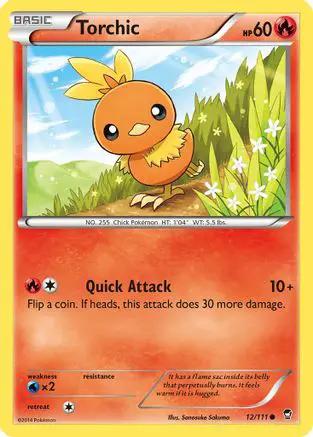 Torchic 012/111 - XY  Furious Fists