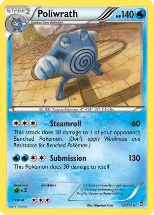 Poliwrath 017/111 - XY  Furious Fists Reverse Holofoil