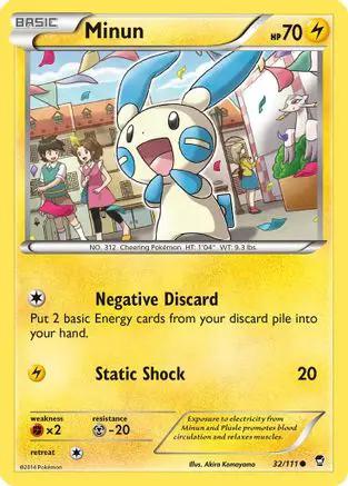 Minun 032/111 - XY  Furious Fists