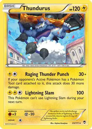 Thundurus 033/111 - XY  Furious Fists