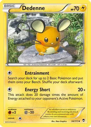 Dedenne 034/111 - XY  Furious Fists Reverse Holofoil