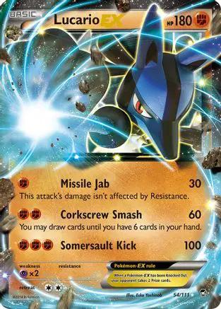 Lucario EX 054/111 - XY  Furious Fists Holofoil