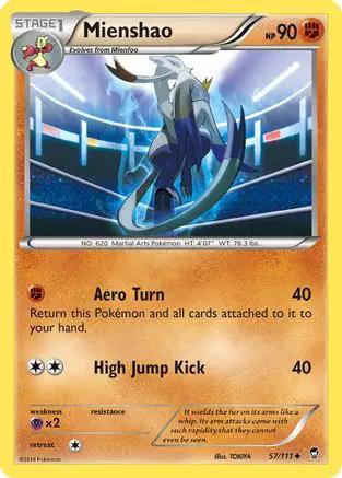 Mienshao 057/111 - XY  Furious Fists