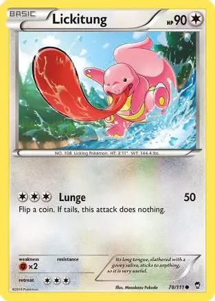 Lickitung 078/111 - XY  Furious Fists