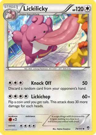 Lickilicky 079/111 - XY  Furious Fists Reverse Holofoil