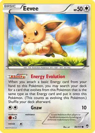 Eevee 080/111 - XY  Furious Fists