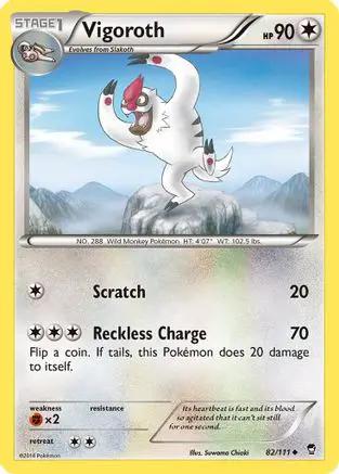 Vigoroth 082/111 - XY  Furious Fists